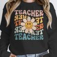 Retro Teacher Daisy Colorful Elementary School Teacher Women Crewneck Sweatshirt, funny design Retro Teacher Daisy Colorful Elementary School Teacher Women Crewneck Sweatshirt, funny design