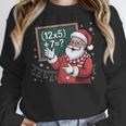 Santa Teacher 67 Math Christmas Xmas Holiday Number 67 Women Crewneck Sweatshirt, funny design Santa Teacher 67 Math Christmas Xmas Holiday Number 67 Women Crewneck Sweatshirt, funny design