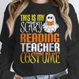 This Is My Scary Reading Teacher Costume Halloween School Women Crewneck Sweatshirt, funny design This Is My Scary Reading Teacher Costume Halloween School Women Crewneck Sweatshirt, funny design