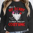 This Is My Scary Science Teacher Costume Ghost Halloween Women Crewneck Sweatshirt, Science Teacher Gifts, funny design This Is My Scary Science Teacher Costume Ghost Halloween Women Crewneck Sweatshirt, Science Teacher Gifts, funny design