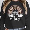 School Bus Trip Vibes Students Teachers Students Field Trip Women Crewneck Sweatshirt, funny design