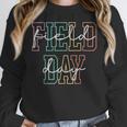 School Field Day Happy Field Day Tee Teacher Life Summer Women Crewneck Sweatshirt, funny design