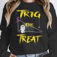 School Math Teacher Halloween 2022 Trig Or Treat Shirt Women Crewneck Sweatshirt, funny design School Math Teacher Halloween 2022 Trig Or Treat Shirt Women Crewneck Sweatshirt, funny design