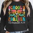 School's Out Forever Retirement 2026 Retro Retired Teacher Women Crewneck Sweatshirt, funny design School's Out Forever Retirement 2026 Retro Retired Teacher Women Crewneck Sweatshirt, funny design