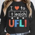 Science Of Reading I Love To Teach UFLI Teacher Literacy Women Crewneck Sweatshirt, Science Teacher Gifts, funny design Science Of Reading I Love To Teach UFLI Teacher Literacy Women Crewneck Sweatshirt, Science Teacher Gifts, funny design