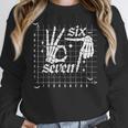Six Seven Coordinate 67 Skeleton Math Teacher 67 Women Crewneck Sweatshirt, funny design Six Seven Coordinate 67 Skeleton Math Teacher 67 Women Crewneck Sweatshirt, funny design