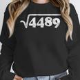 Sixty Seven 67 Meme Square Root 4489 Slang Math Teacher Women Crewneck Sweatshirt, funny design Sixty Seven 67 Meme Square Root 4489 Slang Math Teacher Women Crewneck Sweatshirt, funny design