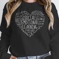 Social Emotional Learning Heart Counselor Teacher SEL Kind Women Crewneck Sweatshirt, funny design