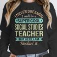Social Studies Teacher Appreciation Men Women Women Crewneck Sweatshirt, funny design Social Studies Teacher Appreciation Men Women Women Crewneck Sweatshirt, funny design