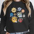 Solar System Learning Is Out Of This World Science Teacher Women Crewneck Sweatshirt, Science Teacher Gifts, funny design