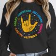 Special Education Teacher Inspirational SPED Teachers Autism Women Crewneck Sweatshirt, funny design