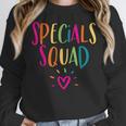 Specials Squad Art Music PE Tech Gym Teacher Team Women Crewneck Sweatshirt, Pe Teacher Gifts, funny design