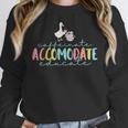 SPED Dream Team Teachers Special Education Silly Goose Women Crewneck Sweatshirt, funny design SPED Dream Team Teachers Special Education Silly Goose Women Crewneck Sweatshirt, funny design