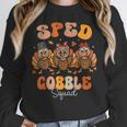 Sped Teacher Gobble Squad Thanksgiving Special Education Women Crewneck Sweatshirt, funny design Sped Teacher Gobble Squad Thanksgiving Special Education Women Crewneck Sweatshirt, funny design