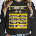 Spelling Bee Halloween Teachers Bee Spelling Competition Women Crewneck Sweatshirt, funny design Spelling Bee Halloween Teachers Bee Spelling Competition Women Crewneck Sweatshirt, funny design