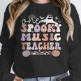Spooky Music Teacher Halloween Music Teaching Men Women Women Crewneck Sweatshirt, funny design Spooky Music Teacher Halloween Music Teaching Men Women Women Crewneck Sweatshirt, funny design