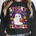 Spooky Teacher Halloween Cute Halloween Teacher Ghost Women Crewneck Sweatshirt, funny design Spooky Teacher Halloween Cute Halloween Teacher Ghost Women Crewneck Sweatshirt, funny design