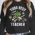 Star Wars Yoda Best Teacher Icons Women Crewneck Sweatshirt, funny design
