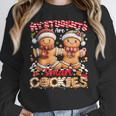 My Student Are Smart Cookies Pjs Christmas Xmas Teacher Women Crewneck Sweatshirt, funny design My Student Are Smart Cookies Pjs Christmas Xmas Teacher Women Crewneck Sweatshirt, funny design