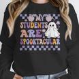 My Students Are Spooktacular Teacher Halloween Vibes Women Crewneck Sweatshirt, funny design My Students Are Spooktacular Teacher Halloween Vibes Women Crewneck Sweatshirt, funny design