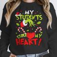 My Students Stole My Heart Teacher Holiday Merry Christmas Women Crewneck Sweatshirt, funny design My Students Stole My Heart Teacher Holiday Merry Christmas Women Crewneck Sweatshirt, funny design