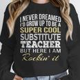 Substitute Teacher T Shirt School Tee Women Crewneck Sweatshirt, funny design Substitute Teacher T Shirt School Tee Women Crewneck Sweatshirt, funny design