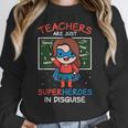 Super Hero Teacher Superheroes In Disguise Women Crewneck Sweatshirt, Super Teacher Gifts, funny design Super Hero Teacher Superheroes In Disguise Women Crewneck Sweatshirt, Super Teacher Gifts, funny design