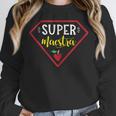 Super Heroe Maestra Espanol Spanish Super Teacher Women Crewneck Sweatshirt, Super Teacher Gifts, funny design