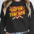 Super Teacher Superhero Back To School Teacher's Women Crewneck Sweatshirt, Super Teacher Gifts, funny design Super Teacher Superhero Back To School Teacher's Women Crewneck Sweatshirt, Super Teacher Gifts, funny design