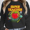 Superhero Teacher Appreciation Teaching Tee Women Crewneck Sweatshirt, funny design Superhero Teacher Appreciation Teaching Tee Women Crewneck Sweatshirt, funny design