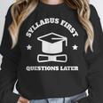 SYLLABUS PROFESSOR TEACHER Women Crewneck Sweatshirt, funny design SYLLABUS PROFESSOR TEACHER Women Crewneck Sweatshirt, funny design