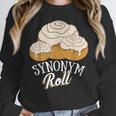 Synonym Roll Teacher And Grammar Geeks Pun For Men Women Kids Women Crewneck Sweatshirt, funny design Synonym Roll Teacher And Grammar Geeks Pun For Men Women Kids Women Crewneck Sweatshirt, funny design