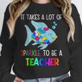 It Takes A Lot Of Sparkle To Be A Teacher Rainbow Fish For Men Women Women Crewneck Sweatshirt, funny design It Takes A Lot Of Sparkle To Be A Teacher Rainbow Fish For Men Women Women Crewneck Sweatshirt, funny design