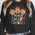 I Teach Smart Cookies Cute Back To School Teacher Women Crewneck Sweatshirt, funny design I Teach Smart Cookies Cute Back To School Teacher Women Crewneck Sweatshirt, funny design