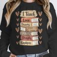 I Teach History Month Black Teacher Melanin Women Crewneck Sweatshirt, History Teacher Gifts, funny design I Teach History Month Black Teacher Melanin Women Crewneck Sweatshirt, History Teacher Gifts, funny design