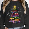 Teacher Crayon Christmas Tree Lights Student School Xmas Women Crewneck Sweatshirt, funny design Teacher Crayon Christmas Tree Lights Student School Xmas Women Crewneck Sweatshirt, funny design