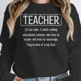 Teacher Definition Teacher Women Crewneck Sweatshirt, funny design Teacher Definition Teacher Women Crewneck Sweatshirt, funny design