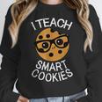 Teacher Shirt I Teach Smart Cookies Shirt Nerd Tee Women Crewneck Sweatshirt, funny design Teacher Shirt I Teach Smart Cookies Shirt Nerd Tee Women Crewneck Sweatshirt, funny design