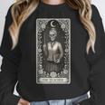 The Teacher Skeleton Tarot Card Women Crewneck Sweatshirt, funny design