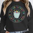 Teacher Supporter Bucket Filler Hero Women Crewneck Sweatshirt, funny design
