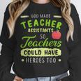 Teacher Teaching Assistant Aide Hero Women Crewneck Sweatshirt, funny design Teacher Teaching Assistant Aide Hero Women Crewneck Sweatshirt, funny design