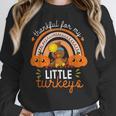 Teacher Thanksgiving Shirt Thankful For My Little Turkeys Women Crewneck Sweatshirt, funny design Teacher Thanksgiving Shirt Thankful For My Little Turkeys Women Crewneck Sweatshirt, funny design
