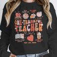 Teacher Thanksgiving Shirt Women One Thankful Teacher Fall Women Crewneck Sweatshirt, funny design Teacher Thanksgiving Shirt Women One Thankful Teacher Fall Women Crewneck Sweatshirt, funny design