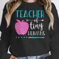 Teacher Of Tiny Humans Preschool Pre K Kindergarten Teacher Women Crewneck Sweatshirt, funny design Teacher Of Tiny Humans Preschool Pre K Kindergarten Teacher Women Crewneck Sweatshirt, funny design