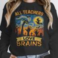 All Teachers Love Brains Shirt Teacher Halloween Tee Women Crewneck Sweatshirt, funny design All Teachers Love Brains Shirt Teacher Halloween Tee Women Crewneck Sweatshirt, funny design
