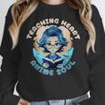 Teaching Heart Anime Soul Teacher Otaku Manga Women Crewneck Sweatshirt, funny design Teaching Heart Anime Soul Teacher Otaku Manga Women Crewneck Sweatshirt, funny design