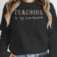 Teaching Is My SuperPower Educator Teacher Appreciation Women Crewneck Sweatshirt, funny design Teaching Is My SuperPower Educator Teacher Appreciation Women Crewneck Sweatshirt, funny design
