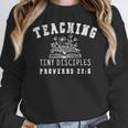 Teaching Tiny Disciples Christian Bible Verse Teacher Women Crewneck Sweatshirt, funny design Teaching Tiny Disciples Christian Bible Verse Teacher Women Crewneck Sweatshirt, funny design