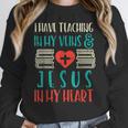 Teaching In My Veins Jesus In My Heart God Christian Teacher Women Crewneck Sweatshirt, funny design Teaching In My Veins Jesus In My Heart God Christian Teacher Women Crewneck Sweatshirt, funny design