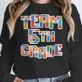 Team 5th Grade Building Blocks Bricks Theme Teacher Team For Men Women Kids Women Crewneck Sweatshirt, funny design Team 5th Grade Building Blocks Bricks Theme Teacher Team For Men Women Kids Women Crewneck Sweatshirt, funny design